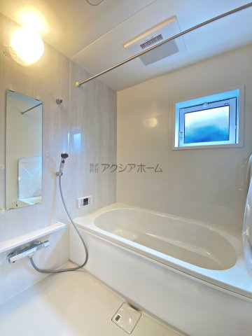所沢市向陽町・全1棟　新築一戸建　～1部屋増やせる！～の浴室|1坪タイプのユニットバス