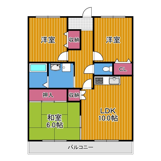コンフォート津々山台の間取り