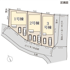 リーブルガーデン南城市大里稲嶺の区画図