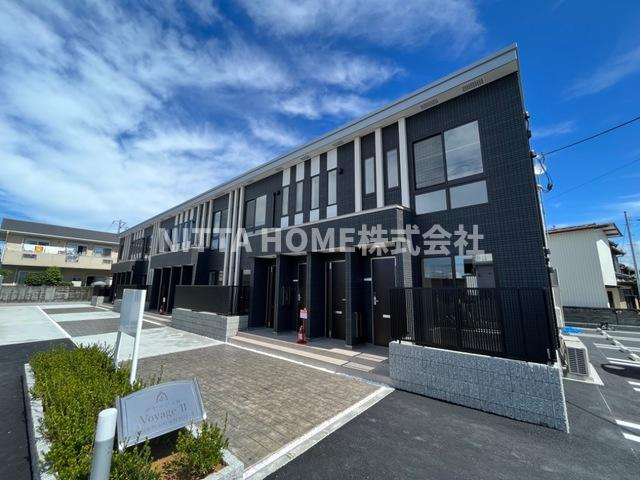 丹波篠山市中野賃貸アパートⅡの外観|【完成イメージ図】２０２６年１０月完成予定☆宅配ＢＯＸ設置、ネット無料です！