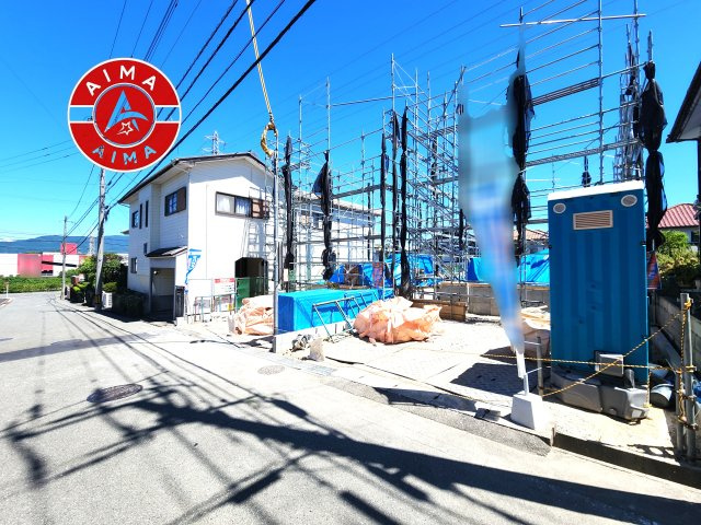 古賀市花鶴丘3丁目第3-2棟（1号棟）の前面道路含む現地写真|見学の時間などお気軽にお問い合わせ下さい。