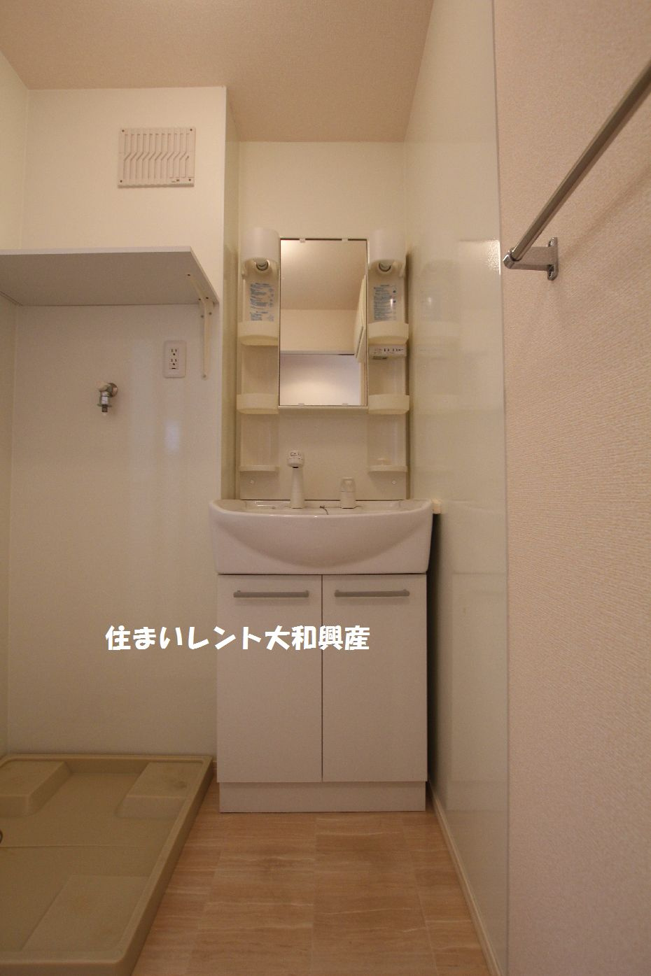 コーポミナモト２の洗面所