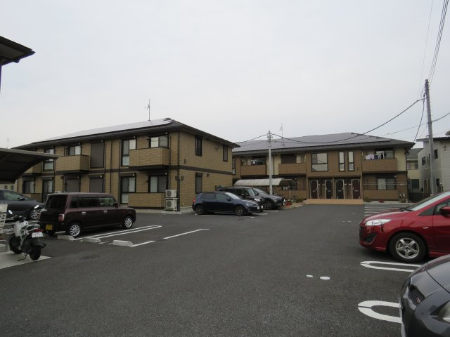 リバーパーク神明Cの駐車場