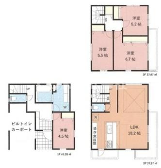 【間取り】 | 中古戸建／ふじみ野市上福岡４丁目