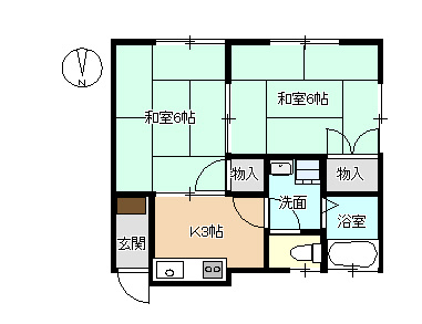 【間取り】 | 伊東市岡　売アパート