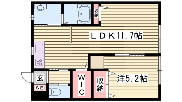 フレグランスＨ・Ｍの間取り