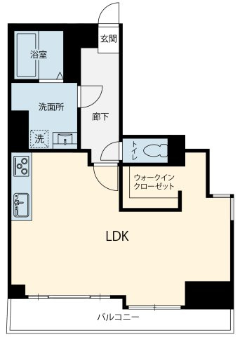 プレミアム金沢駅西の間取り