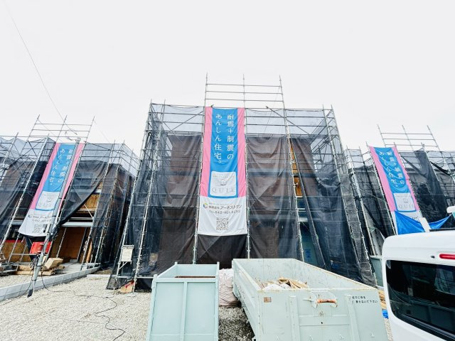 新築　前橋市堀之下町第1　クレイドルガーデン　3号棟の外観|現地写真　2026年8月完成予定！類似物件のご内覧等、お気軽にお問合せください♪　							
　							
