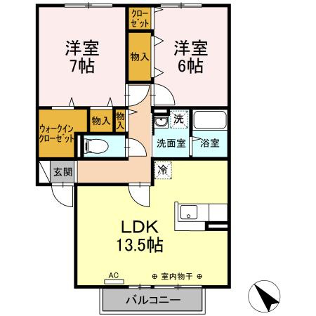ラル フェリスの間取り