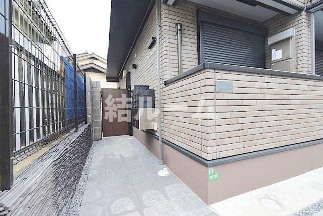 練馬区田柄２丁目のアパートのエントランス