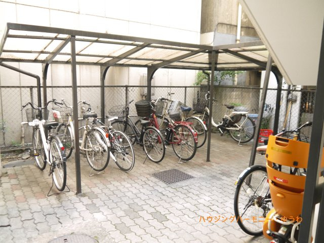 【駐輪場】 | クレール池袋 | 入居者専用の駐輪場となります。