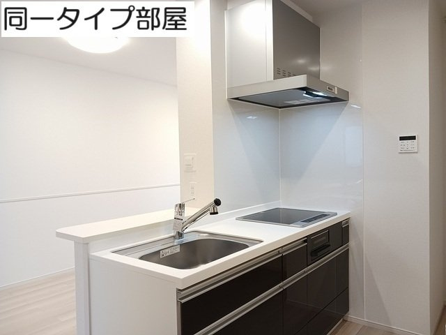 オリザ　Ｂのキッチン|コンパクトなキッチンで掃除もラクラク