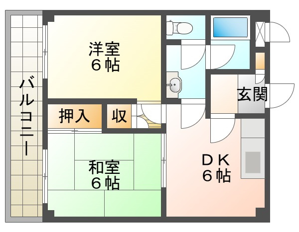 エクレール衣掛の間取り