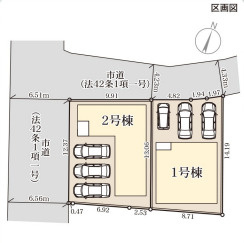 リーブルガーデン金武町金武第2期の区画図