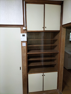 【収納】 | 安岡寺町５丁目貸家 | 水屋　ＤＫ