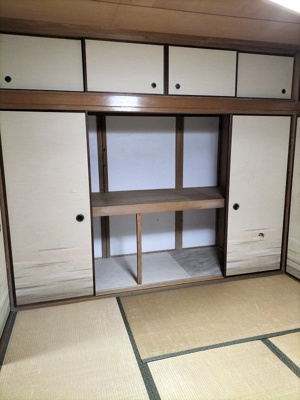 【収納】 | 安岡寺町５丁目貸家 | 押入れ　和室　１Ｆ中側