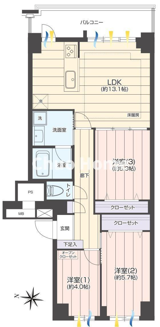 西大島ハイムの間取り|新規フルリノベーション施工が完了致しましたのでいつでも内覧が可能です。安心のアフターサービス保証付きですのでご購入後も安心して暮らせます。