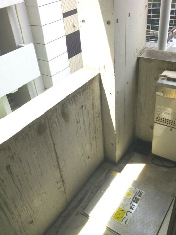 大阪市中央区南船場１丁目の賃貸マンションのバルコニー
