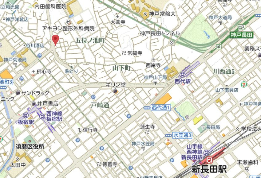 ラムール五位ノ池の地図
