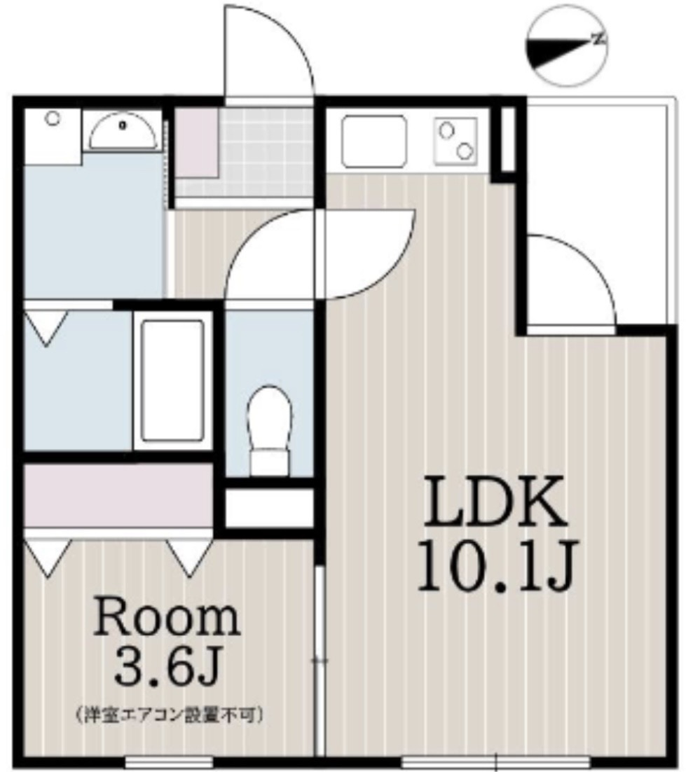 リブレメゾン東鳴尾Ⅰの間取り