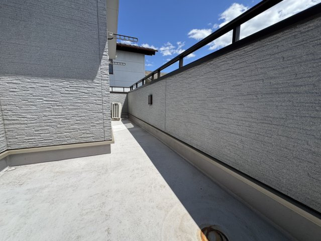 真岡市エリア♪大型LDKの綺麗な戸建♪のバルコニー|広々としたバルコニーです