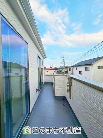 ハートフルタウン宇都宮市鶴田町2488番の展望|"南向きバルコニーがございます！
陽当りが確保されておりますので洗濯物も速乾です！"
