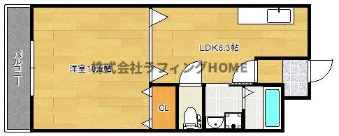 オーシャン日吉Ⅱの間取り