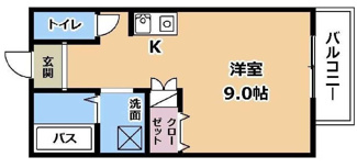 【間取り】 | 大津市堅田1丁目9-8　1棟アパート