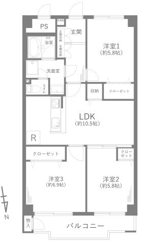 東建座間ハイツ２
