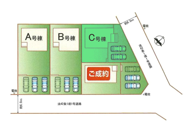 【区画図】 | ハートフルタウン高崎市片岡町2丁目31ーC | 片岡小学校まで徒歩4分！