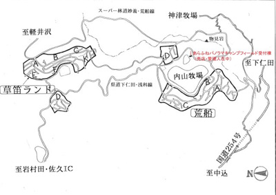 【地図】 | 佐久高原草笛ランド別荘地Ｋ－２８