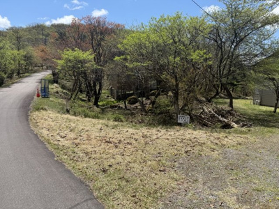 【前面道路含む現地写真】 | 佐久高原草笛ランド別荘地Ｋ－２８