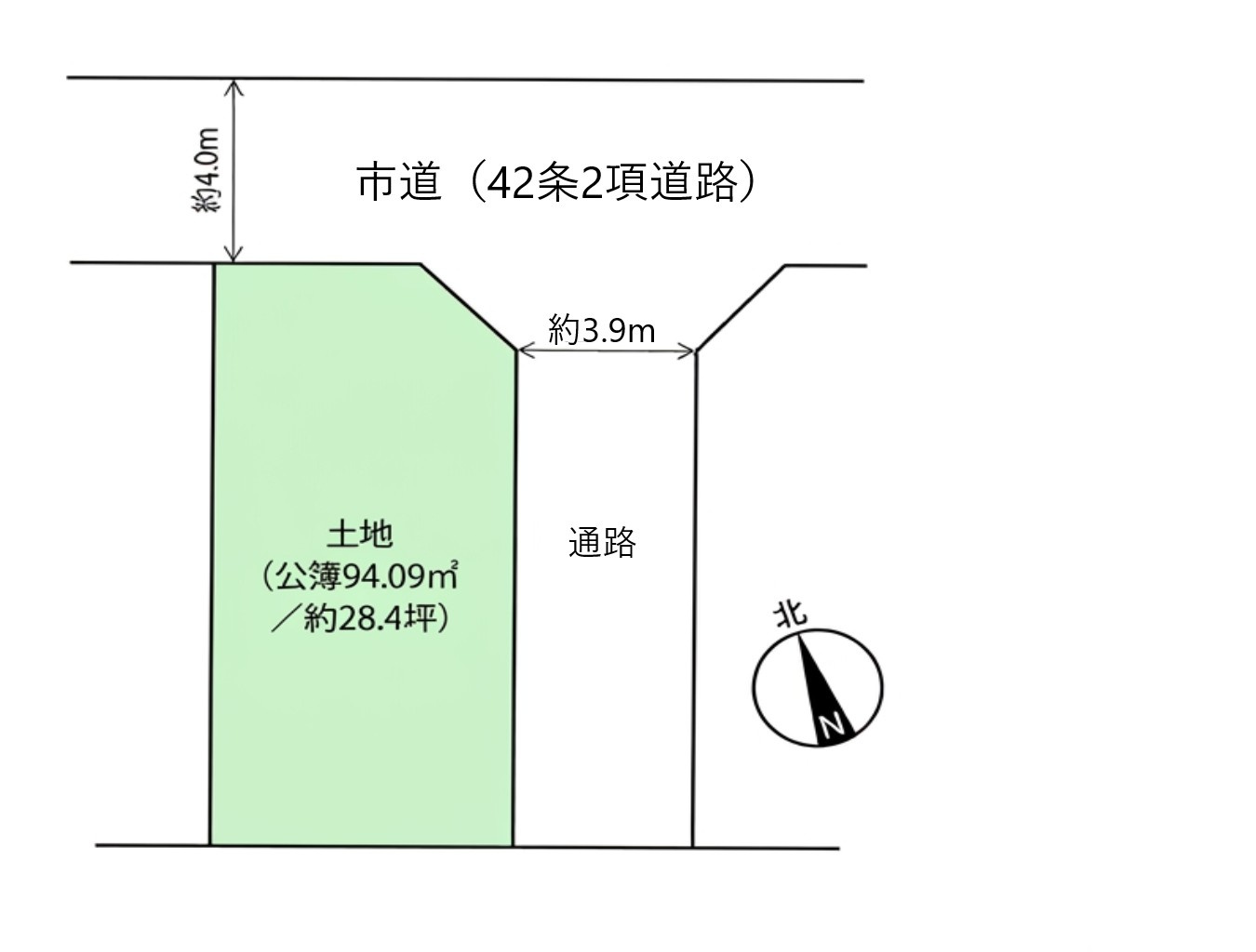 所沢市上安松_土地の画像