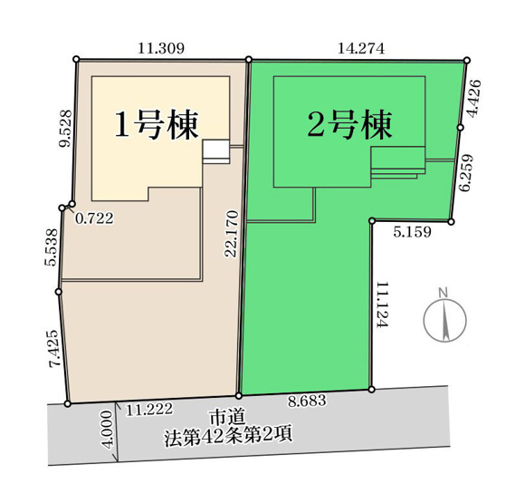【区画図】 | リーブルガーデン.S高崎市第2南新波町ー② | 長野小学校まで徒歩2分！