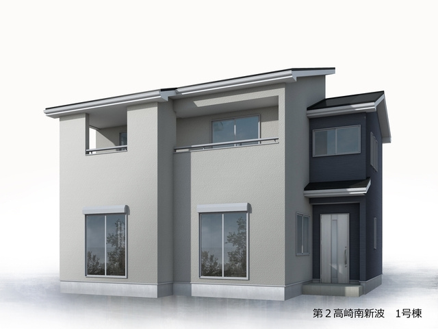 【外観パース】 | リーブルガーデン.S高崎市第2南新波町ー① | （完成予想図）