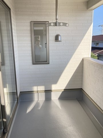 クレイドルガーデン前橋市堀之下町第１　3号棟のバルコニー|お洗濯にも便利なインナーバルコニー付き