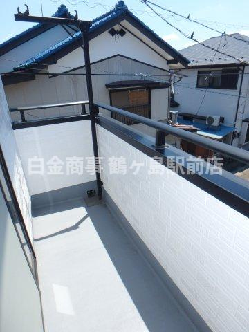 川越市笠幡中古戸建のバルコニー