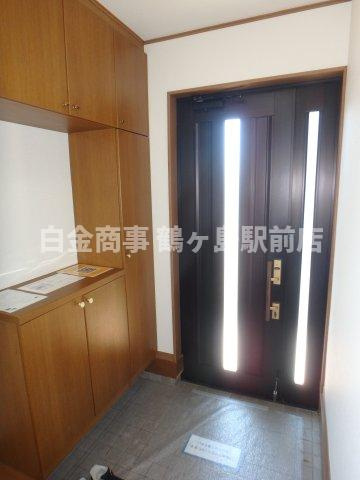 川越市笠幡中古戸建の玄関