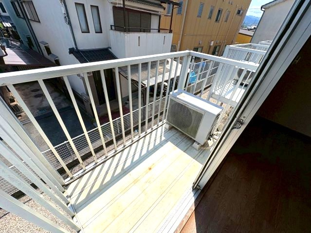光ハイツ・杉本のバルコニー