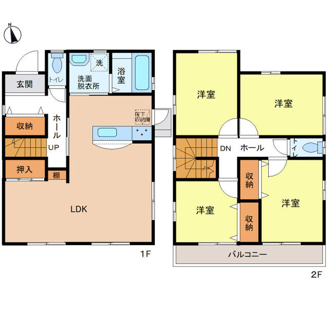 姫路市別所町別所　中古戸建の間取り|4LDKです。