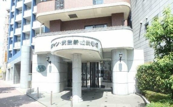 グリフィン・武蔵新城弐番館のエントランス