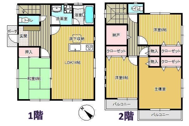 千葉市緑区誉田町１丁目の間取り