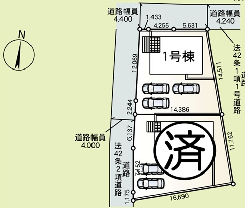 【新築戸建】太田市新田木崎町第10の区画図|■区画図