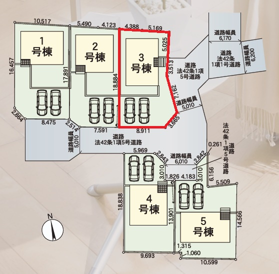 Cradlegarden　 水戸市平須町　第8　3の前面道路含む現地写真|敷地面積約55坪。並列駐車可能です。気になる他の物件と合わせての現地ご案内も可能です。HPから、またお電話でも、お気軽にお問い合わせください。