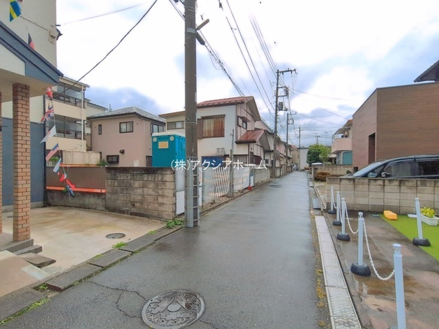 所沢市けやき台1丁目・全2棟　新築一戸建　1号棟　～3階建～の前面道路含む現地写真|現地写真（2026年6月15日撮影）