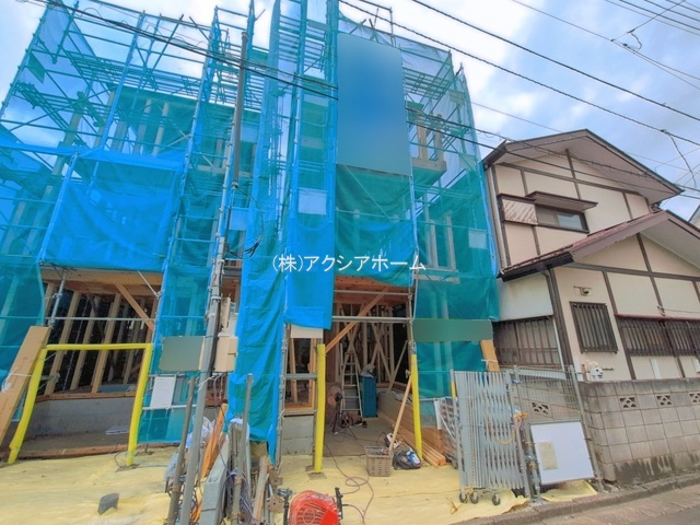 所沢市けやき台1丁目・全2棟　新築一戸建　1号棟　～3階建～の外観|現地写真（2026年7月28日撮影）