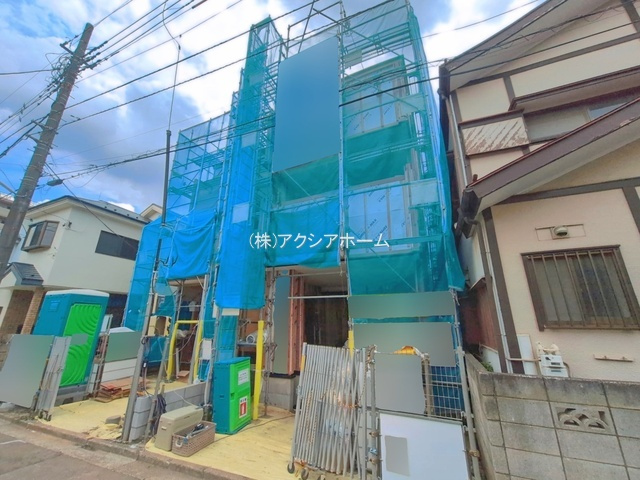 所沢市けやき台1丁目・全2棟　新築一戸建　1号棟　～3階建～の外観|現地写真（2026年8月21日撮影）