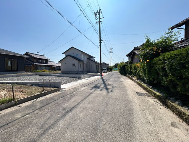 クワイエ　一宮市杉山第1　全2区画分譲の前面道路含む現地写真|■前面道路　■ヤマダ不動産　株式会社リライフ　
■夢のマイホーム購入をフルサポートします！