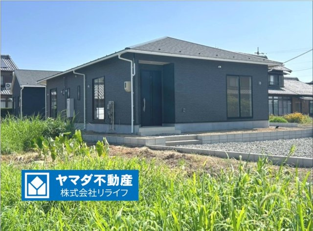 クワイエ　一宮市杉山第1　全2区画分譲の外観|■1号棟
■YAMADA電機の　ヤマダ不動産　株式会社リライフ　一宮店■
耐震性能・制震性能を備えたおうち！
震度７の揺れに鍛えられた、建築基準法の1.5倍の壁量と制振装置（SAFE365）を完備