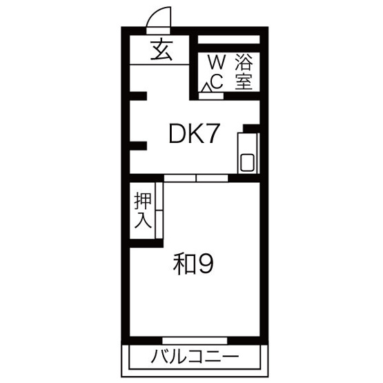 【間取り】 | 第2不二ガ丘ハイツ